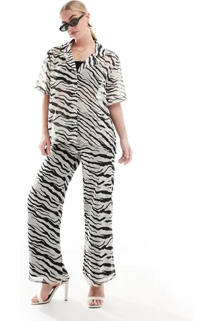 SNDYS Pants in zebra print - part of a set
