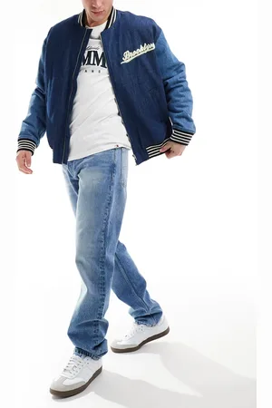 Tommy Hilfiger Ethan relaxed straight jeans in mid wash