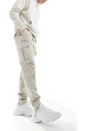 JACK & JONES Loose fit cargo pants in beige