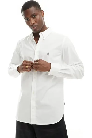 French Connection Long sleeve oxford shirt in