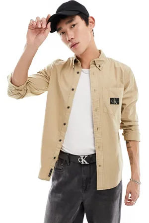 Calvin Klein Regular shirt in travertine