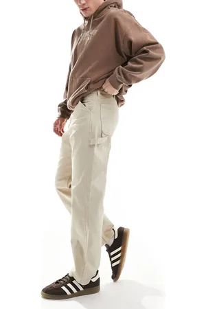 JACK & JONES Loose fit carpenter pants in beige