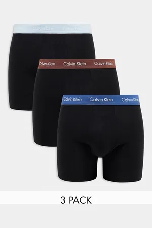 Calvin Klein 3-pack boxer brief with contrast waistband in