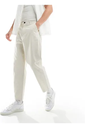 Farah Hawtin twill relaxed tapered pants in