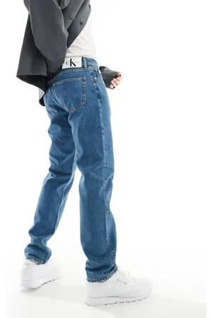 Calvin Klein Authentic straight leg jeans in mid wash