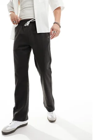 The Couture Club Wool look chic sweatpants in black