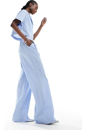 Extro & Vert Wide leg pants in stripe - part of a set