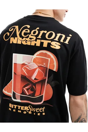Only & Sons Oversized t-shirt with negroni back print in