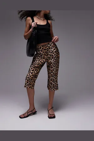 Topshop Leopard print capri