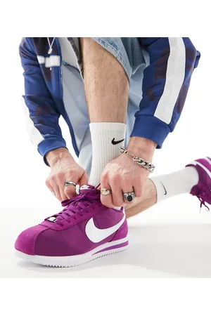 Nike Cortez nylon sneakers in and white