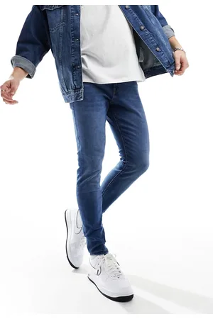 JACK & JONES Pete tapered jeans in mid