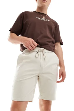 Only & Sons Cord shorts in beige