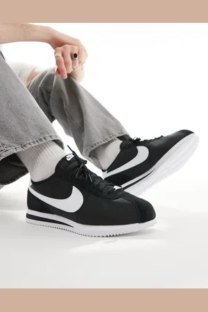 Nike Cortez nylon sneakers in and white