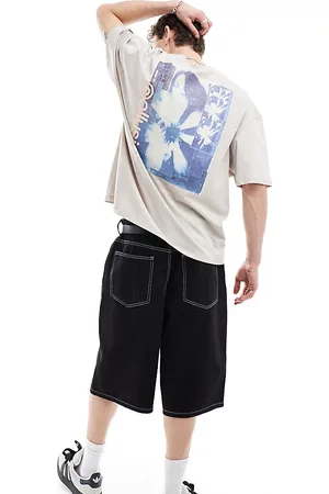 COLLUSION Printed tee with back and front photographic prints in