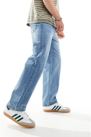 Only & Sons Fade loose fit jeans in light wash