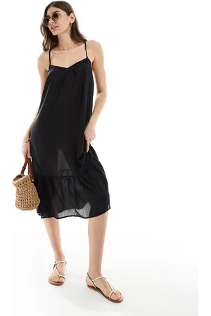 VERO MODA Strappy beach mini dress in