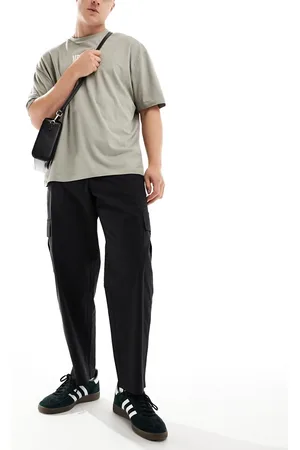 SELECTED Wide barrel fit cargo pants in