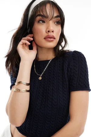 ASOS Cable knit baby tee in