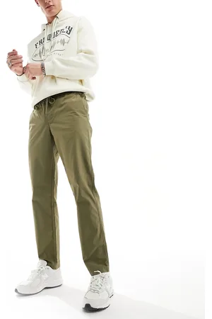 SELECTED Drawstring pants in khaki