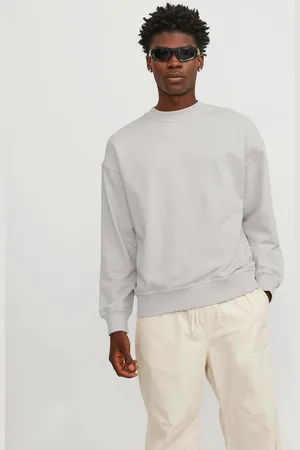 JACK & JONES Oversized crew neck sweatshirt in beige