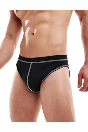 ASOS Stretch briefs in with white stitch detail