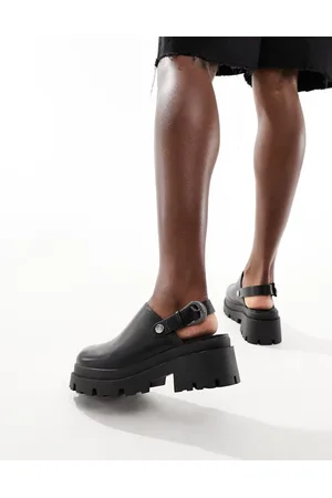 ONLY Heeled clog with buckle detail in