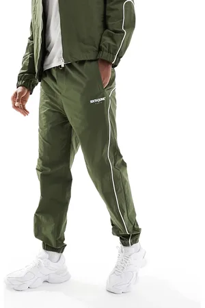 Sixth June Nylon track pants in khaki - part of a set