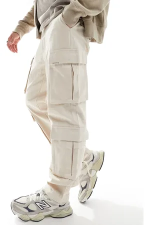Sixth June Multi tactical cargo pants in beige