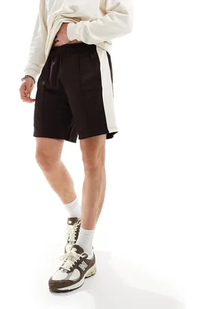 Only & Sons Pull-on shorts with side stripe in