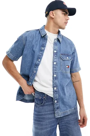 Tommy Hilfiger Denim short sleeve overshirt in indigo - part of a set