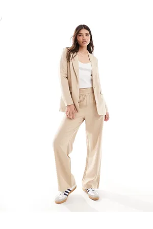 VERO MODA Tailored mix and match blazer in cream - part of a set