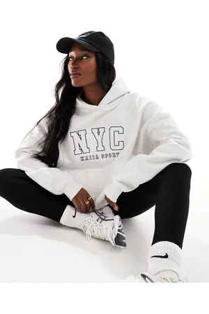 Kaiia Sport NYC oversized hoodie in heather