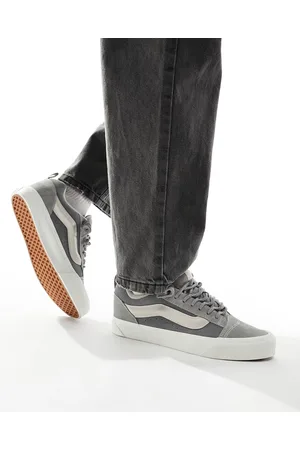 Vans Knu Skool sneakers with lace interest in and cream
