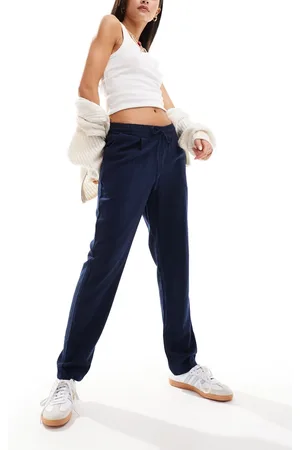 VERO MODA Linen blend tapered pants in