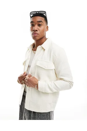 Only & Sons Textured jacket in stone
