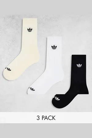 adidas Trefoil 2.0 Crew 3-Pack socks in