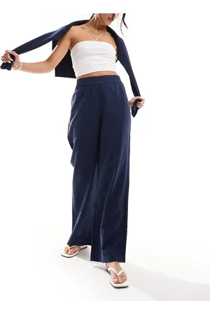 VERO MODA Tall wide leg pull on pants with elastic waist in