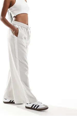 ONLY Pull on pants with contrast panel in pale