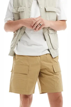 ASOS Cargo nylon shorts in beige