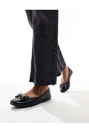 River Island Ballerina flats with bow detail in