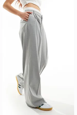 Stradivarius Tailored pants with boxer waistband in