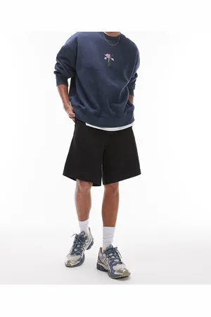Topman Relaxed chino shorts with elasticized waistband in