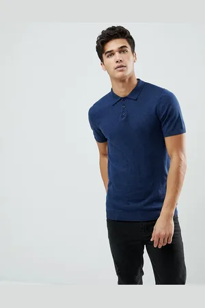ASOS ASOS Knitted Muscle Fit Polo In