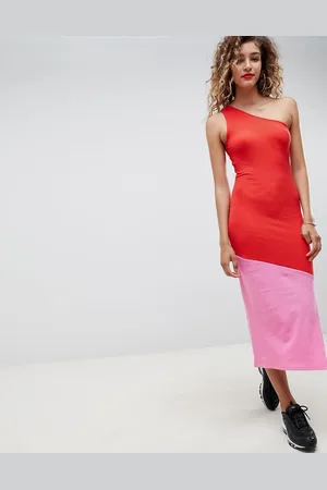 ASOS Rib color block maxi dress