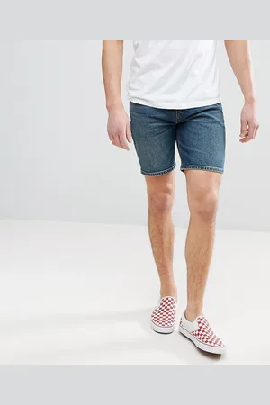 ASOS ASOS Denim Shorts In Skinny Vintage Dark Wash
