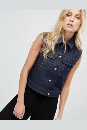 ASOS Denim vest in indigo