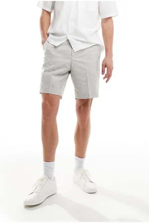 River Island Dressy textured shorts in light