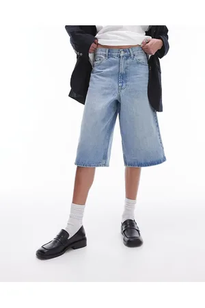 Topshop Denim board jort in bleach