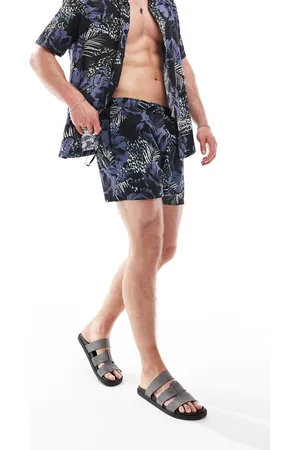 River Island Swim trunks in botanical print - part of a set