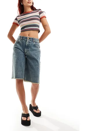 Reclaimed Denim jorts in wash